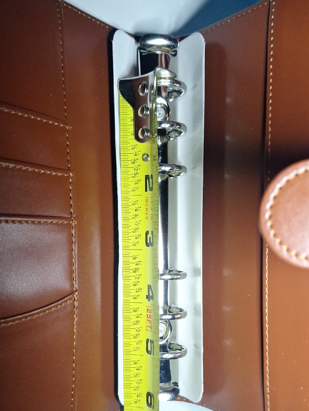 Caramel A6 Binder Budget Financial Planner Journal with 6 Pockets Inserts NEW - Picture 10 of 10
